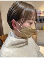 リコ ヘアアンドリラクゼーション 名駅店(LICO HAIR＆RELAXATION) [LICO]小顔ショート、シアベージュby碇山　光一郎