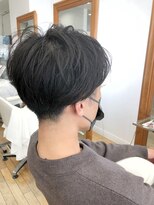 ヘッズ 本八幡店(HEADS)&nbsp;かき上げヘア　ニュアンスマッシュ　サイドパート　韓国マッシュ