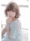 sungooseショコラベージュボブルフベビーバングカール