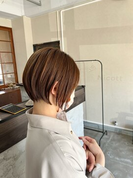 ヘアーニコット(hair Nicott) スッキリショートボブ