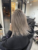 ラフ 難波店(LAFF)&nbsp;#黒髪#ボブルフ#ネビージュ#小顔#ワンレン