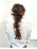 クロリス(Chloris)&nbsp;編みおろし★スーパーロングVer.★～花飾りを添えて～