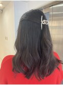 コテ巻き風パーマ/デジタルパーマ/韓国風パーマヨシンモリパーマ