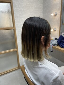 アレクサ 保谷(ALEXA) 抜きっぱなし　切りっぱなし　グラデーション　ボブ　ロブ