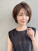 ロンドエニカ 大宮(Lond enika)&nbsp;切りっぱなしボブエアリーロング美髪ピンクブラウン[大宮]