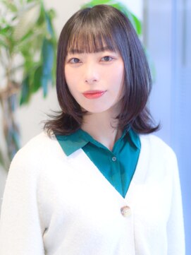 キュウ センゾクイケ(CUE SENZOKU-IKE) 30代/40代/くびれ&透け感ミディアム