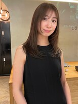 ローレン(LOREN)&nbsp;透明感髪質改善ベージュダブルカラーミルクティーグレージュ