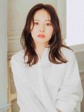 ルシードスタイルアンディアーモ(LUCIDO STYLE andiamo) 20代30代大人かわいいレイヤーカットナチュラルセミロングヘアー