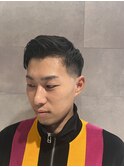 テーパーフェード×フェザーアップ