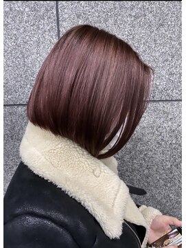 アフェクト 上大岡(affect) 黒髪/グレーベージュ/レイヤーロング/前髪パーマ/上大岡