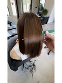乾かすだけでまとまる!髪質改善シルクカラー!!