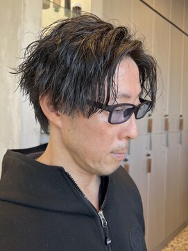 エリマバイフィフス 調布(elima by fifth) 波巻きパーマ波巻きスパイラルパーマイケおじ40代50代調布波巻き