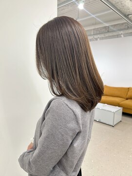 ノウハウ タニマチ(KNOWHOW tanimachi) 抜け感ベージュ鎖骨ミディアムレイヤー