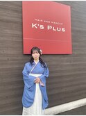 ハーフアップスタイル