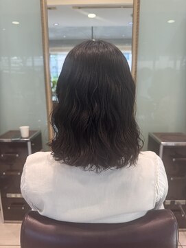 なみまきパーマ/伸ばしかけパーマ/ゆるめパーマ