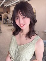 ラルム 新宿(LARME SHINJUKU)&nbsp;ブリーチなしチェリーブラウン髪質改善イルミナカラー韓国/新宿