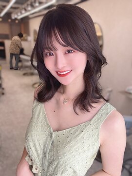 ラルム 新宿(LARME SHINJUKU) ブリーチなしチェリーブラウン髪質改善イルミナカラー韓国/新宿