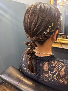 ユニコヘア(unico hair) ヘアセット×ミディアム