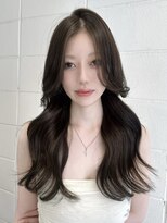 ココ 原宿(KOKO) M黒髪小顔ヘアオリーブグレー艶髪クラゲヘアーココアベージュ