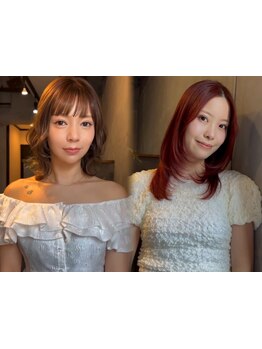 “女性目線で可愛いを提案” 三宮で女性スタイリストが多い安心×似合わせサロン。