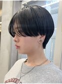 20代30代前髪なしショートハンサムショート丸みショートレイヤー