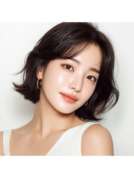 アンサ 城陽寺田店(ANSA) 大人かわいい艶髪ボブヘアー