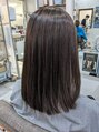 ベストヘアー 上本郷店 ツヤ感と柔らかさとバツグンの髪質改善ストレートです!