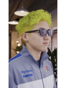 グッド(good！)の写真/ダメージを感じさせないブリーチワークで長くデザインカラーが楽しめます♪