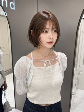 サンドイエナ 横浜店(sand yena) ぱつっとLINEにふわっとレイヤー