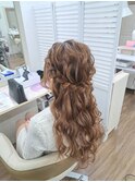 【ヘアセット】ハーフアップ
