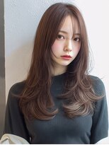 レア 新越谷(LEA) 艶感ロングレイヤー × ダークモカ