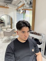 インスヘアー 梅田(INCE HAIR)&nbsp;フェード×センターパート