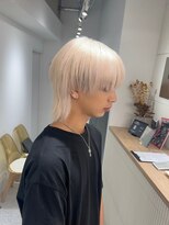ペレ 原宿(PELE)&nbsp;リバースセンターパートニュアンスパーマダウンバング原宿