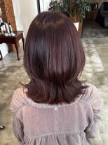 アンアンアヴェダ 沖縄ライカム店(anan aveda)&nbsp;ボブレイヤー×レッドブラウン