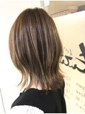【ナチュラルにオシャレ☆】グラデーションハイライト