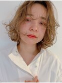 『December』ミルクティーベージュグラデーション×レイヤーボブ