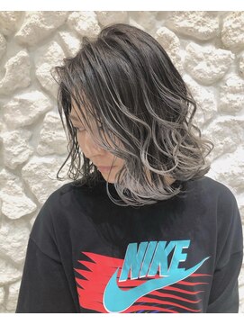 モアナ バイ ヘッドライト 沖縄豊見城店(Moana by HEADLIGHT) Moana豊見城#バレイヤージュ#ボブ#グラデーションカラー