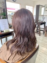 オレンジ(orange)&nbsp;ナチュラルロングウェーブ