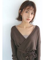 ジュノ 霧島店(Juno) 大人外はねボブ×シースルーバング