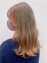 クアトロ グランシュ 川崎店(QUATRO × GranCieux)&nbsp;【QUATRO川崎】なびく髪で可愛く‥オレンジカラー　谷口星利奈