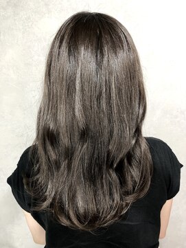 セシルヘアー(CECIL hair) ミディアムレイヤー×ブルージュ