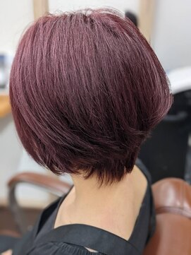 ナンバーエイト(number eight) 大人可愛い奥行きショート×立体感◎エレガントローズベージュ