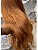 ナンバー ブラオ 名古屋栄(N° blao) オレンジカラー/派手カラー/ケアブリーチ/ハイトーン