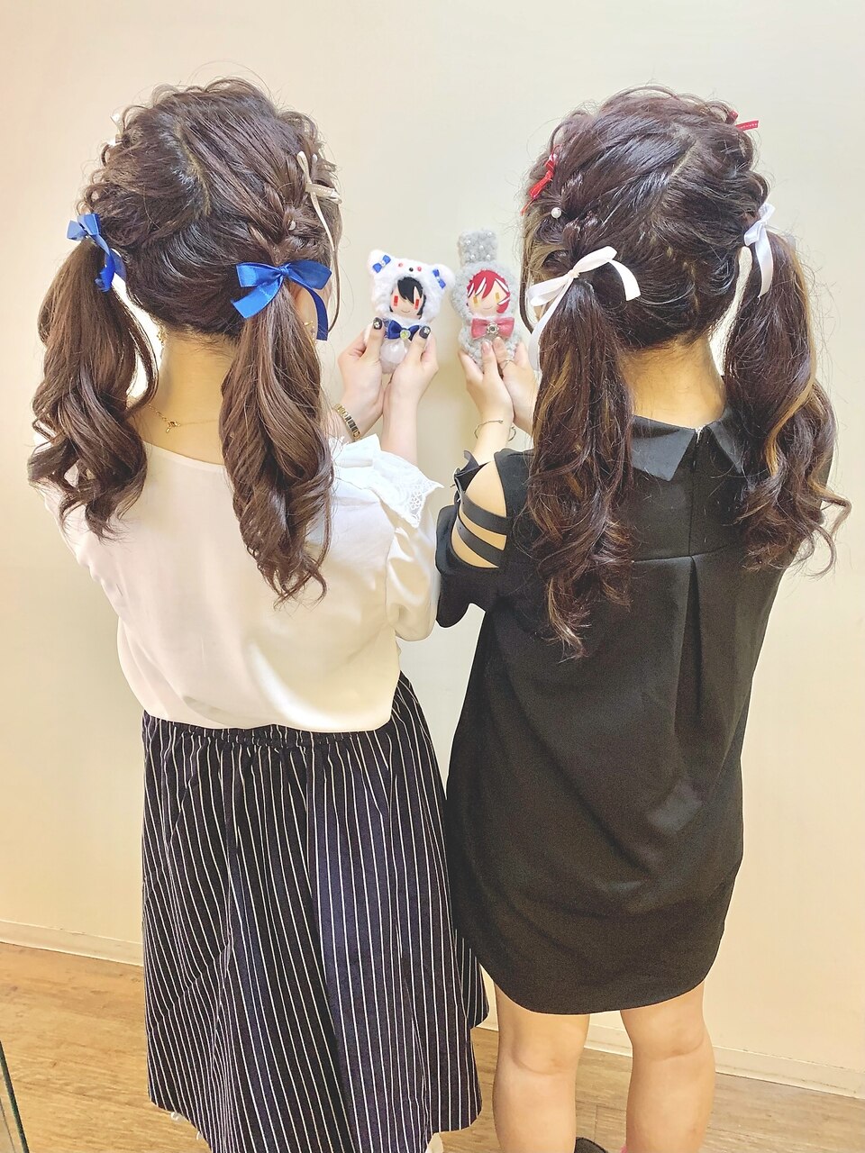 双子ヘアセット // ☆ ふわふわ編み込みツインテール ☆：L165140796