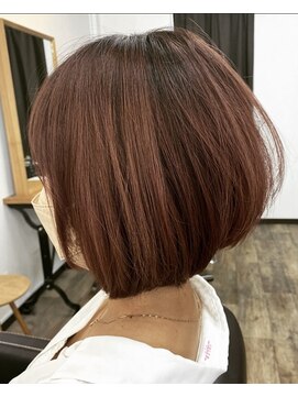 サンセット(sunset) 前下がりショートボブ