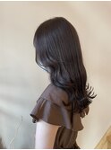 波ウェーブ×ラベンダーグレージュ