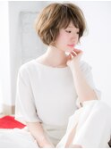 関内/髪質改善/ハイトーンカラー×ふわふわボブくせ毛ショートe