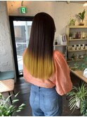 グラデーションカラー×酸熱トリートメント