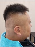 フェードカットショートモヒカン