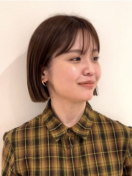 ローネス(LONESS) ストンとおちるシルエットが大人気◎丸くならないボブ